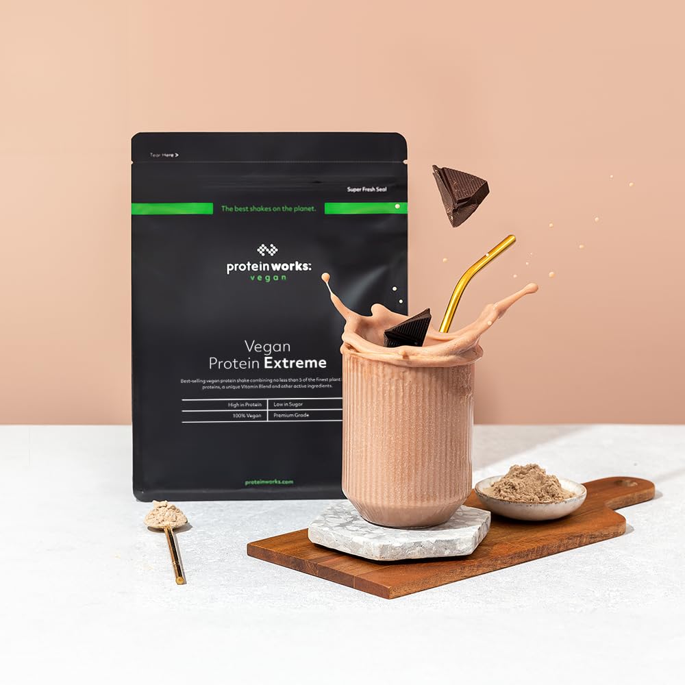 Protein Works | Vegan Protein 360 - Platinum, Strawberries & Cream, 500g