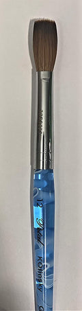Blue Handle CRIMPED 100% Kolinsky Acrylic Nail Brush (Crimped 20)