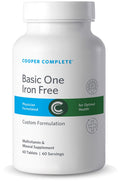 Cooper Complete Basic One Iron Free One A Day Multivitamin, 60 Tabs, 3Pk