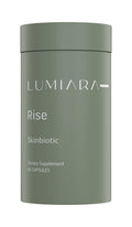 Lumiara Rise Skinbiotic - Beauty Boosting, Gut Healthy Skin Supplement for Women of All Ages & Skin Types - Chemical Free, Cruelty Free, Plant Based Collagen Booster - Made in The USA - 60 Capsules