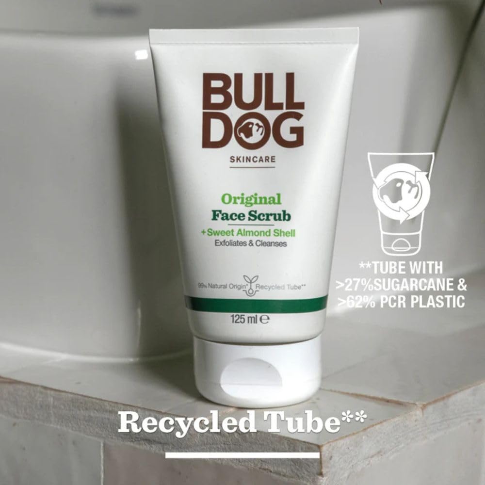 BULLDOG SKINCARE Original Face Scrub For Men, With Aloe Vera, 125ml