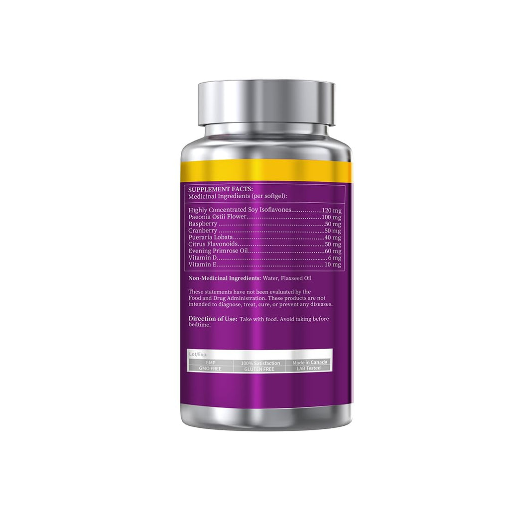 FOPIZ Soy Isoflavones Protect Women's Health, Supplement Female Estrogen, Balance Hormones, Gluten Free, Non GMO, and Vegetarian Friendly