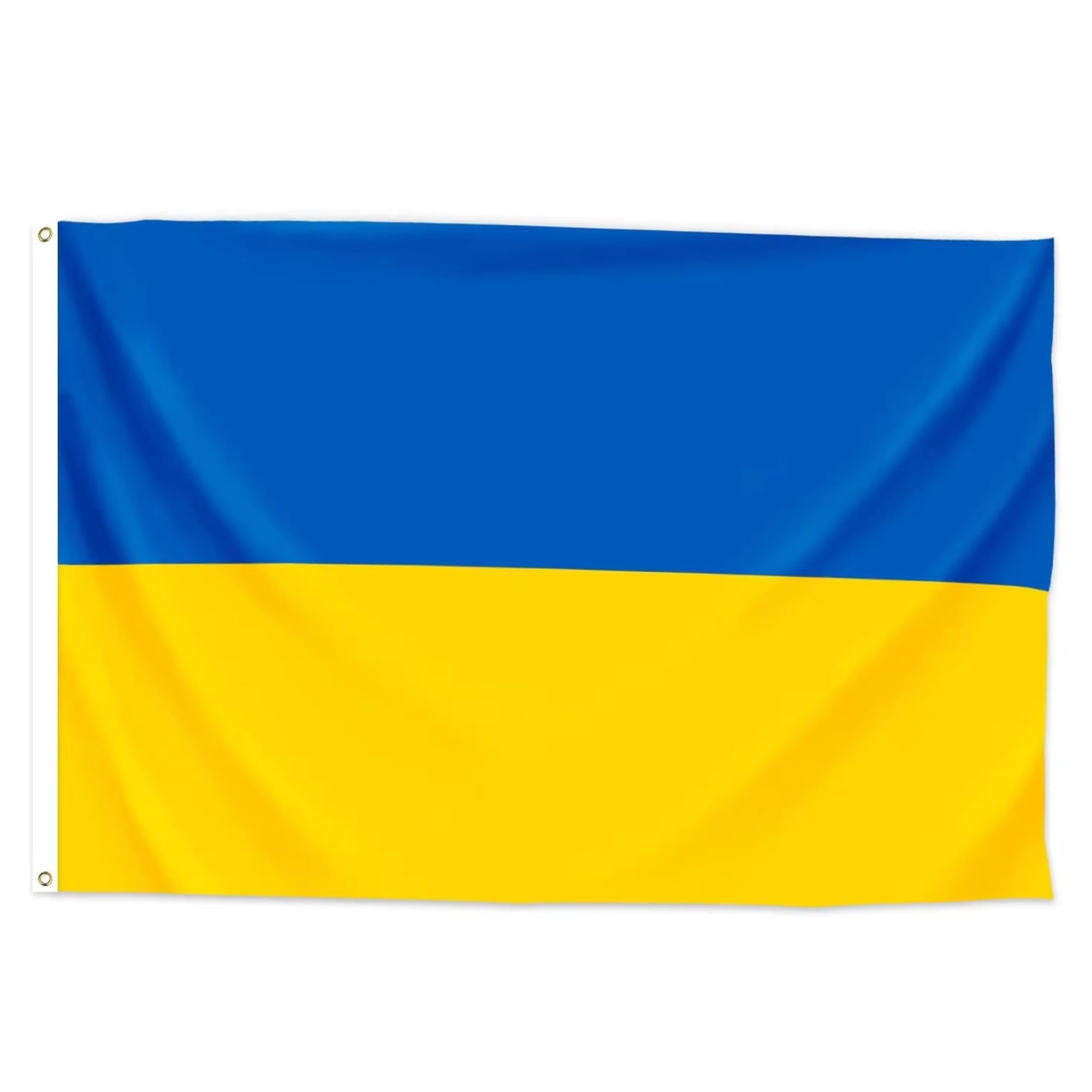 Ukraine Flag 4ft x 6ft Sewn Oxford Polyester