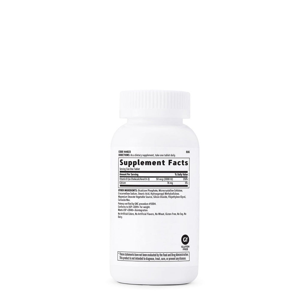 GNC Vitamin D-3 2000 IU - Twin Pack