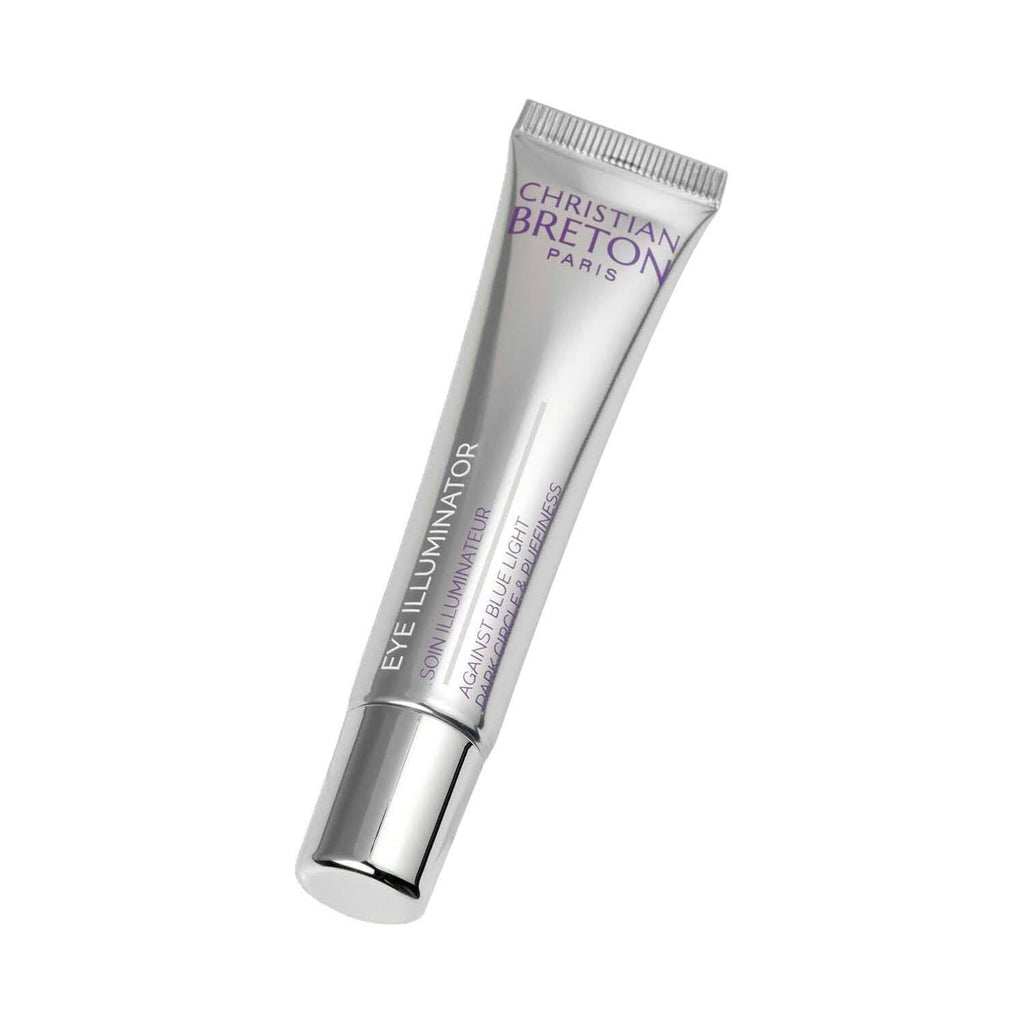Christian Breton Eye Illuminator - Hydrating Under Eye Cream for Tired, Dull Eyes - Squalane & Botanical Extracts - Ophthalmologist-Tested, Made in France - 15 ml / 0.45 oz