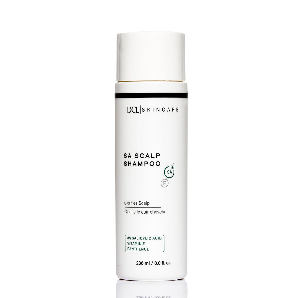 DCL Skincare SA Scalp Therapy Shampoo with Salicylic Acid for Itch & Flake Control, 8 Fl oz