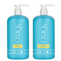 CRACK HAIR FIX Shampoo and Conditioner Set, 33.8 oz Each | Anti-Frizz Hair Products for Damaged Hair, Bond Repair, Curl Care, Humidity Control, and Color Protection