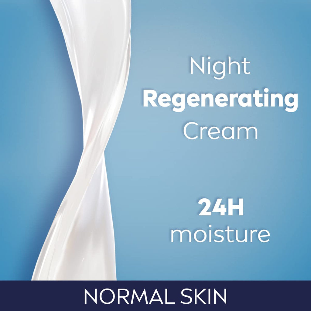 NIVEA Refreshing Night Face Cream (50ml), 24 Hour Face Moisturiser for Normal Skin, Night Cream with Aloe Vera and Hyaluronic Acid for Overnight Regeneration