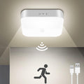 WhitePoplar - Rechargeable Closet Light with Motion Sensor, Battery Operated Rechargeable Cordless 500LM Motion Activated Light for Shower, Stairs, Hallway, Pantry, Porch,