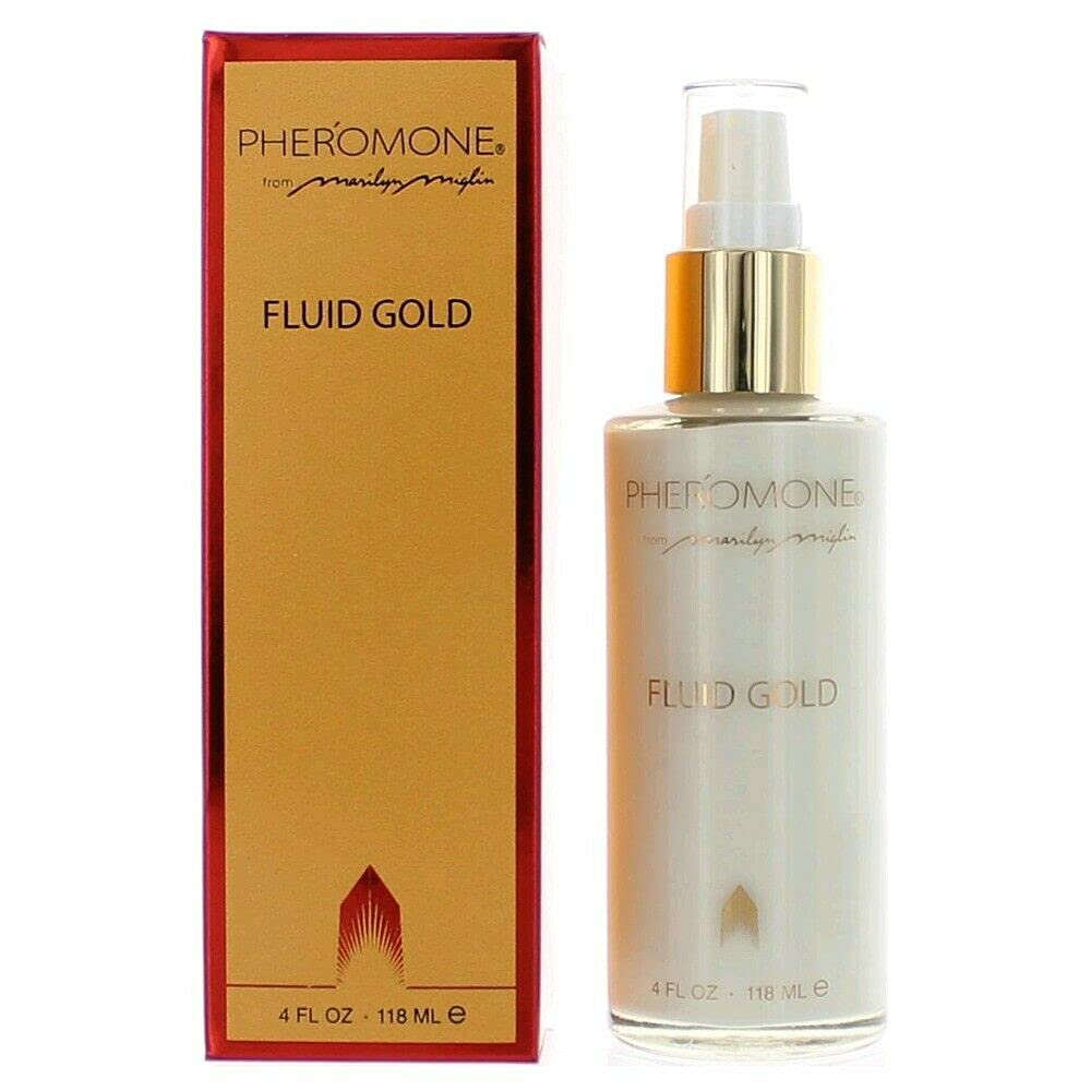 Marilyn Miglin Pheromone Fluid Gold 4.0 Oz/ 118 Ml for Women By 4 Fl Oz