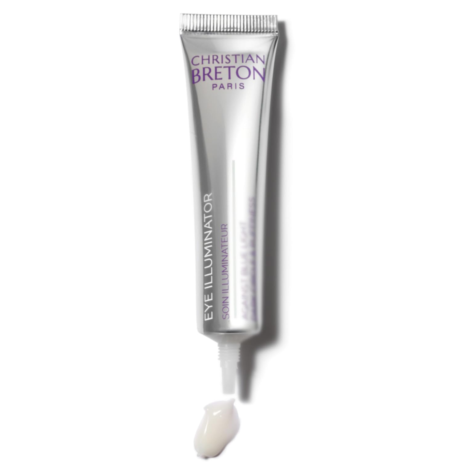Christian Breton Eye Illuminator - Hydrating Under Eye Cream for Tired, Dull Eyes - Squalane & Botanical Extracts - Ophthalmologist-Tested, Made in France - 15 ml / 0.45 oz