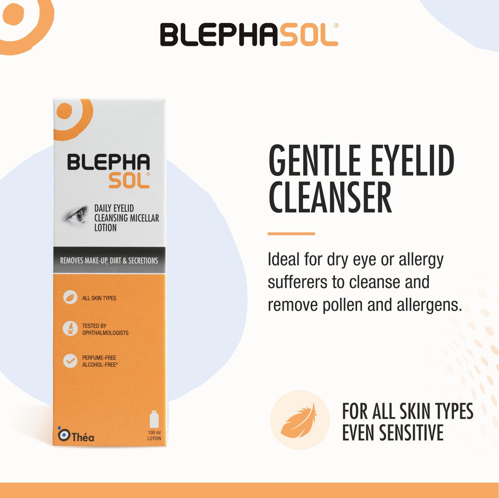 Blephasol Lotion 100ml Sensitive Eyelids Eye Lotion