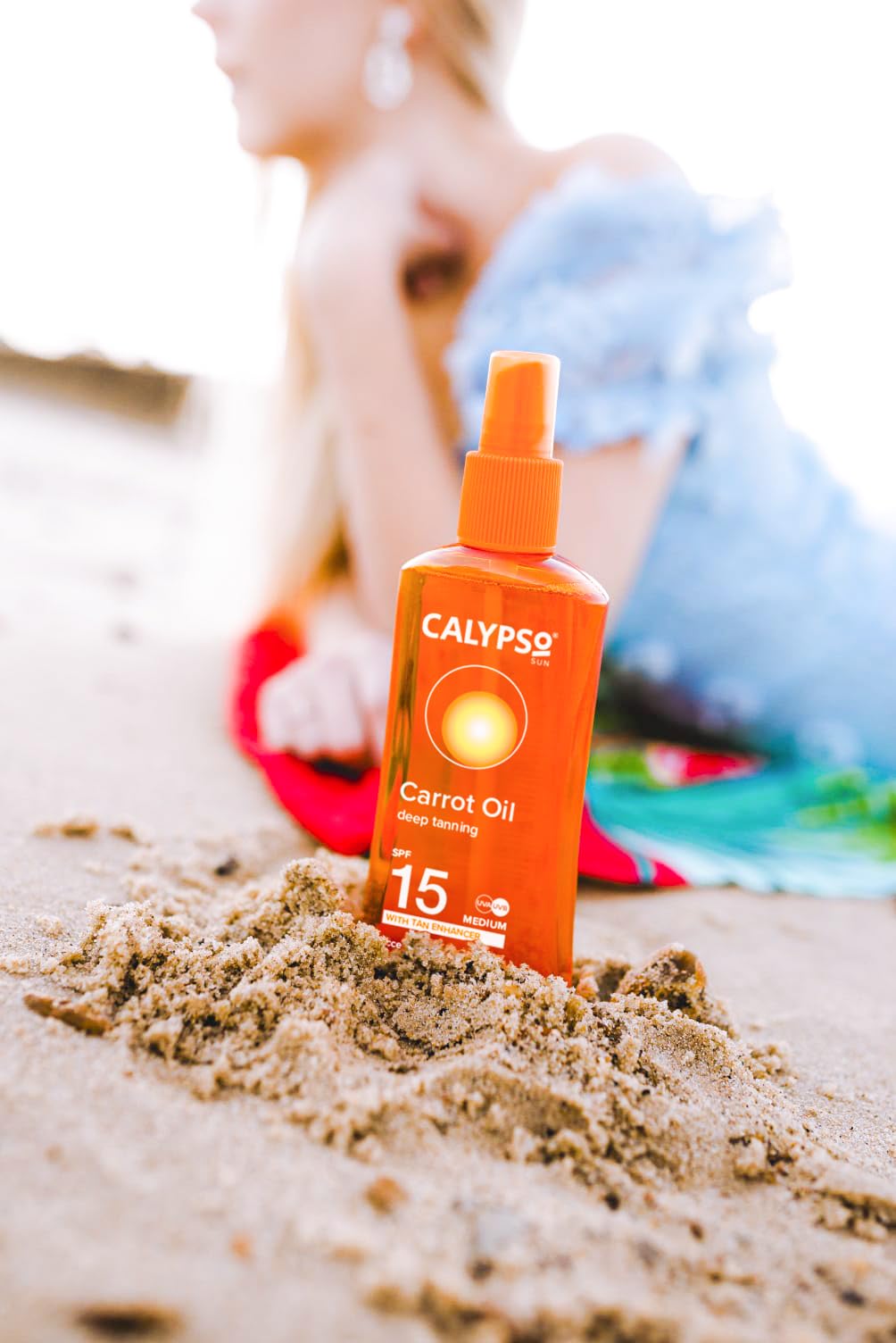 Calypso CARROT OIL Deep Tanning SPF 15 Medium Spray 200ml