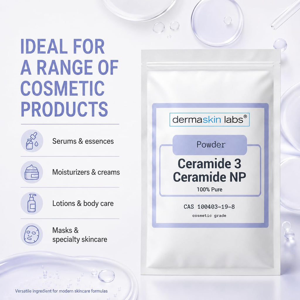 Ceramide 3 Powder Ceramide NP Cosmetic Grade Ceramides Make Your Own Skin Serum Cream Lotion Hair Mask
