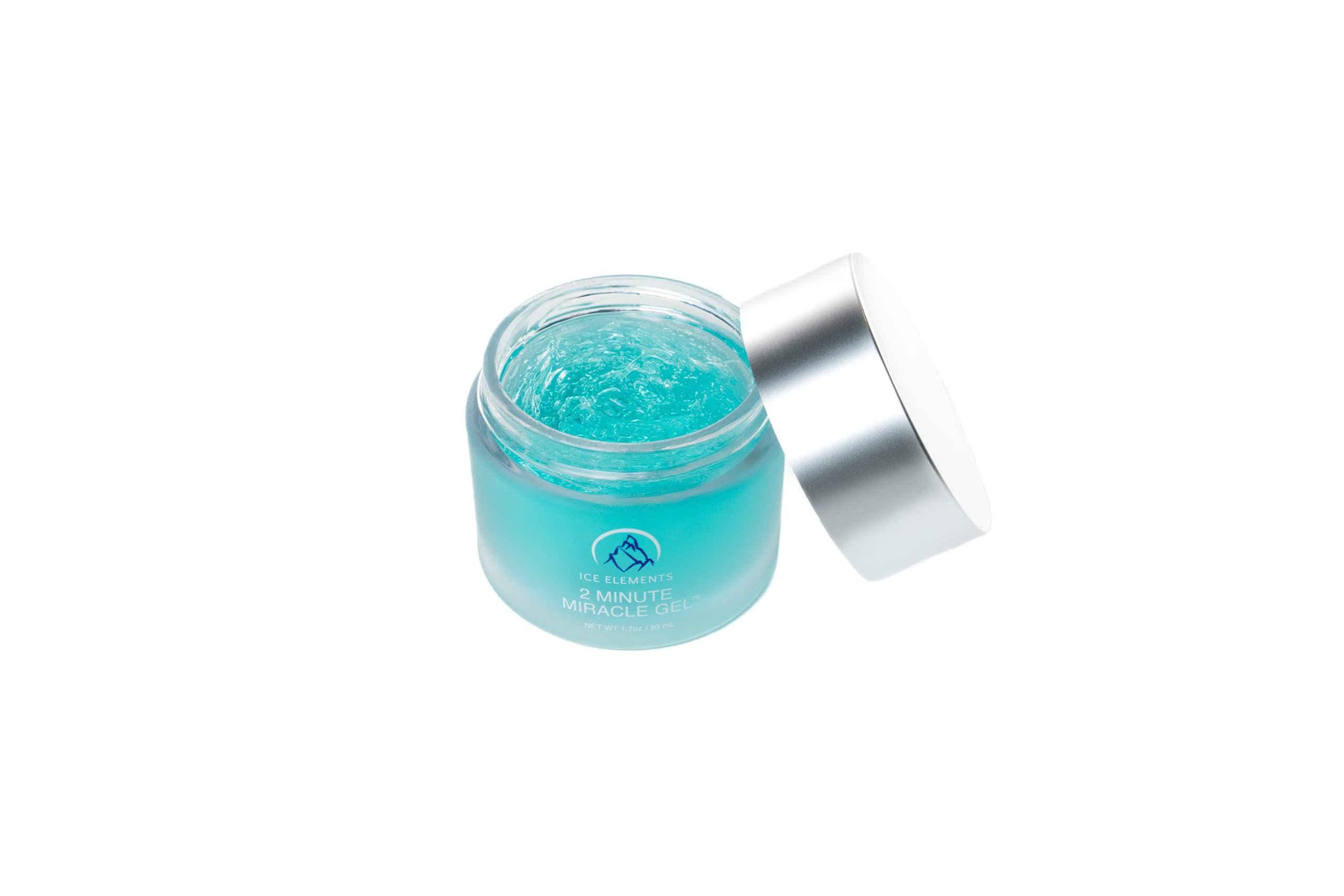 Ice Elements 2 Minute Miracle Gel | Exfoliates, Hydrates & Smoothens | 7-in-1 Multi-Tasking Formula for Non Abrasive Exfoliation, Hydration & Pore Refinement | 1.7 fl oz | For All Skin Types