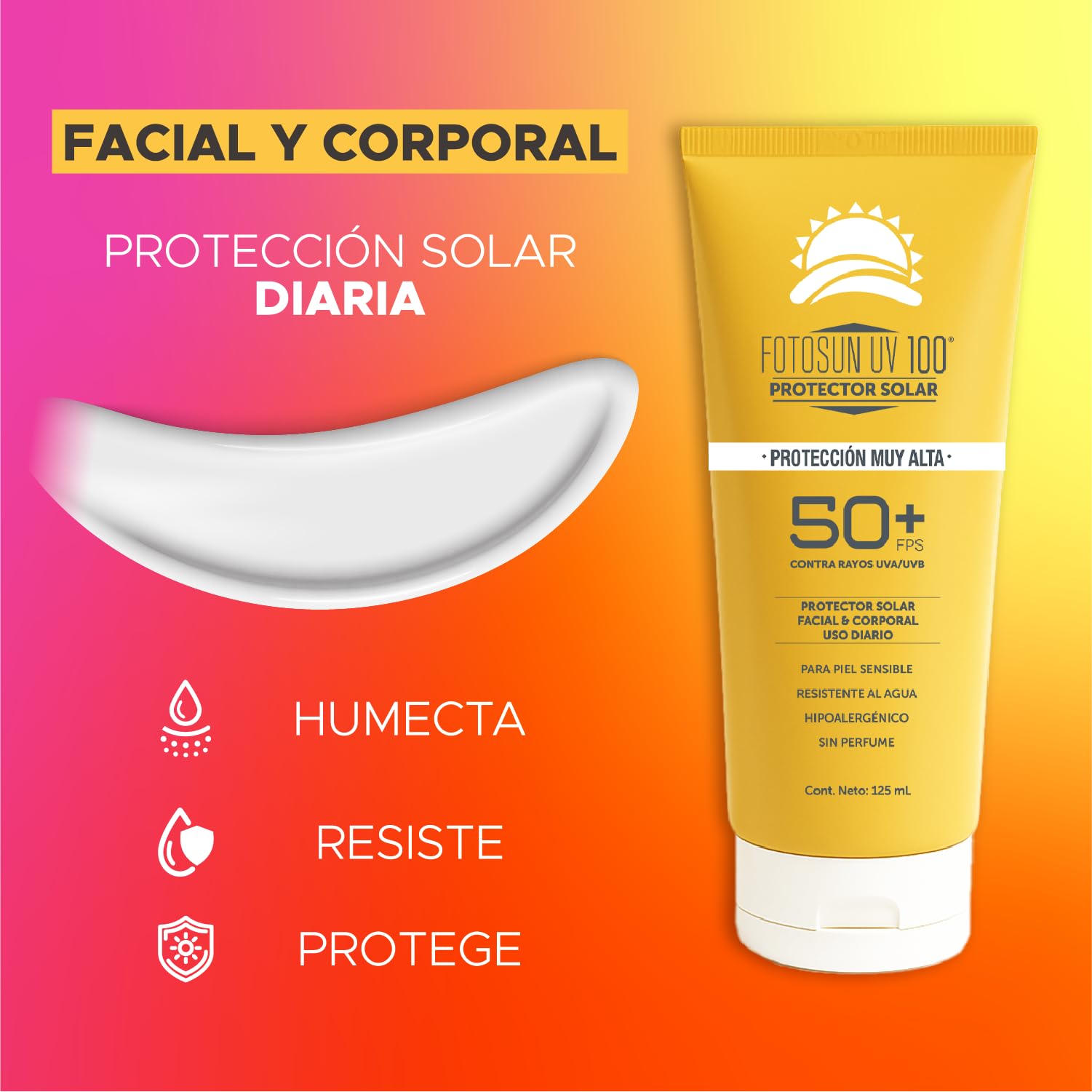 FOTOSUN UV 100 Face Sunscreen Blocker 50+ SPF Sun Protection Daily Use Sensitive Skin Sunscreen