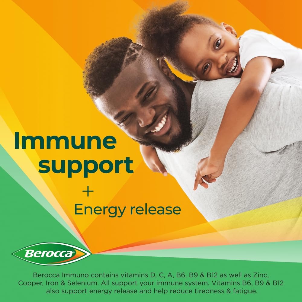 Berocca Immuno 15s X 4 Packs (60 Tablets)