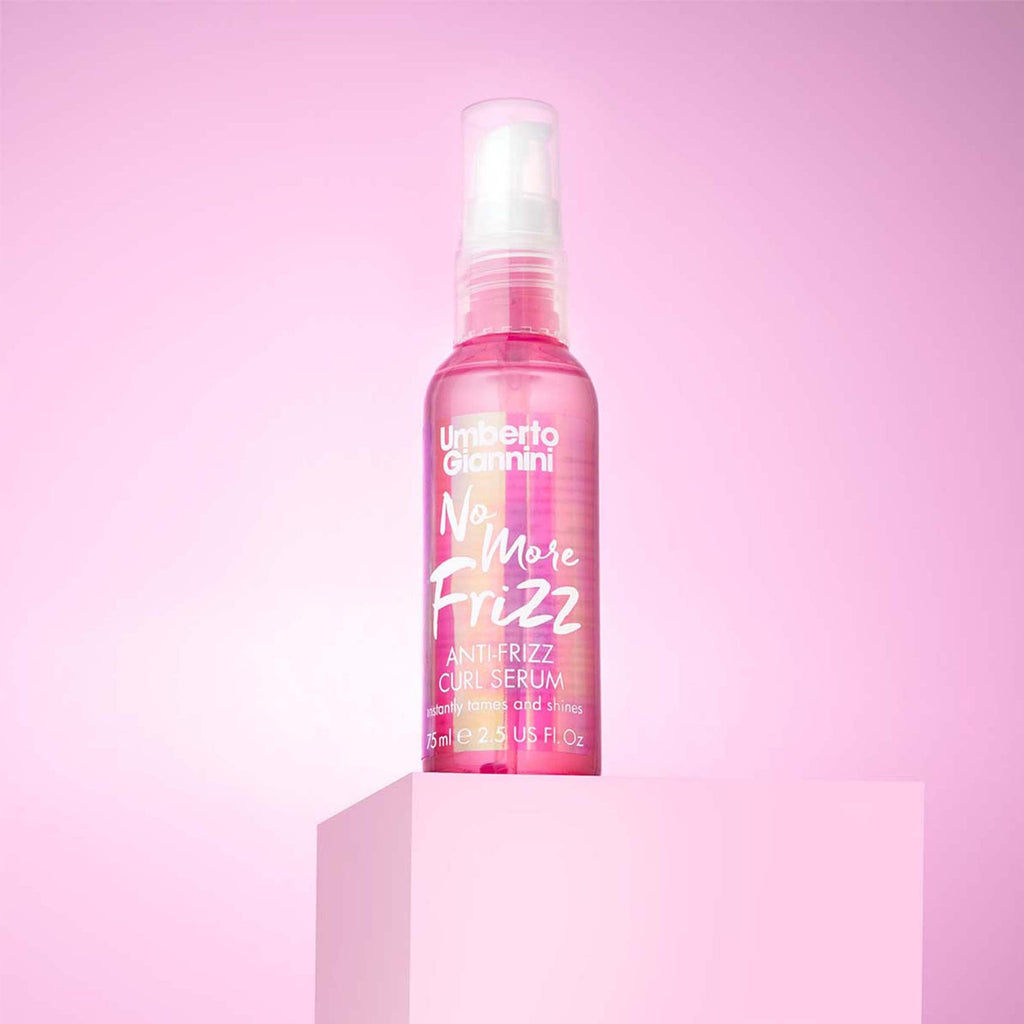 Umberto Giannini No More Frizz Curl Serum, Vegan & Cruelty Free Anti-Frizz Serum for Curly or Wavy Hair, 75 ml