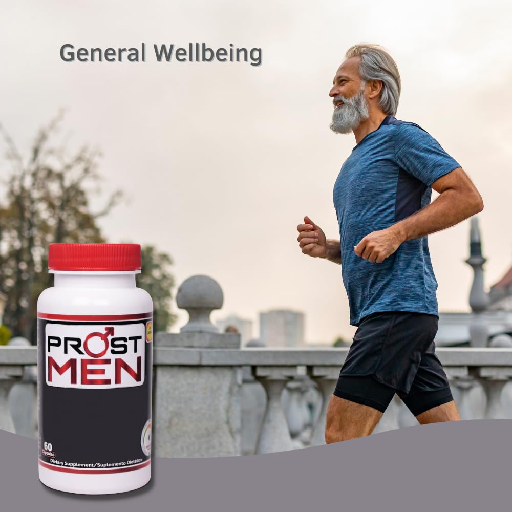 PROSTMEN Prostate Supplement Capsules - Prostate Support - Urinary Frequency - Quality Sleep - Energy & Vitality - Saw Palmetto - Sting Nettle - Pack of 2-120 Caps