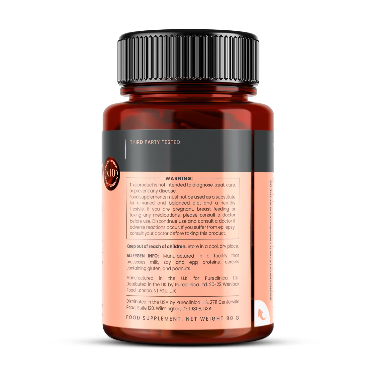 Double Strength Silica Complex – 500mg Horsetail Extract (4:1) per Tablet – 90 Tablets – 3 Month Supply – with Zinc, Manganese & Boron