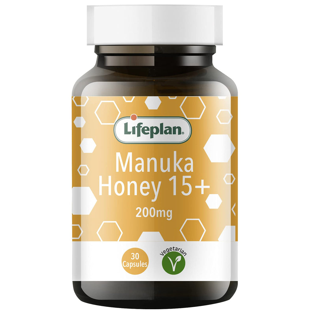 Lifeplan Manuka Honey 16+ 200mg 30 Caps (Pack of 3)