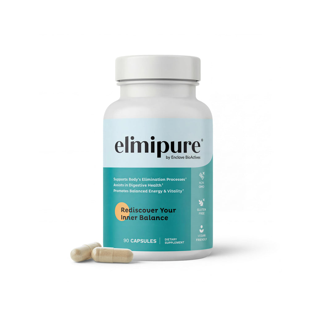 Elimipure Gut Cleanse Supplement | Black Walnut Wormwood Clove Detox