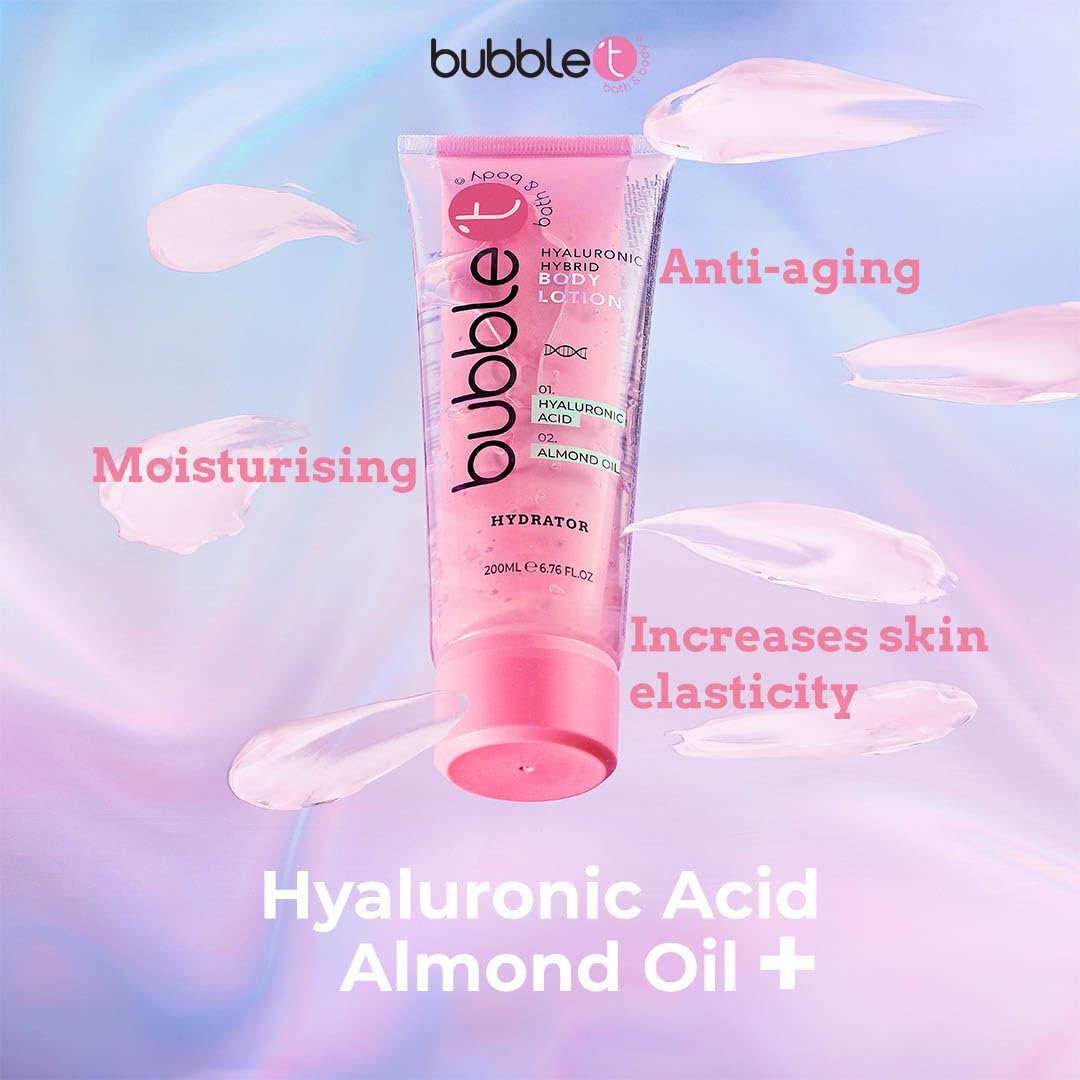Bubble T Cosmetics Hyaluronic Acid Hybrid Body Lotion 200ml