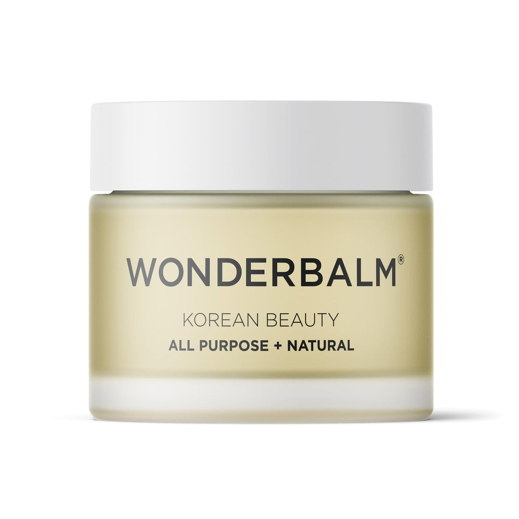 WONDERBALM Multi Use Balm All Purpose Skin Moisturising Cream for Face Body Hair Lips & Cuticles Hydrating Fast Absorbing Vegan Natural Skincare Korean Beauty Multi Award Winning British Brand (20ml)