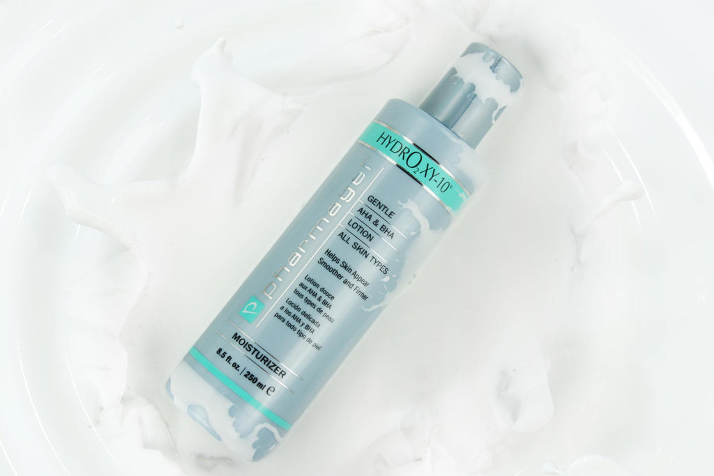 Pharmagel Hydro2 Xy 10 Lifting and Firming Concentrate Moisturizer | AHA and BHA Facial and Body Lotion | Rapid Absorption with Stabilized Oxygen - 8.5 fl. oz.