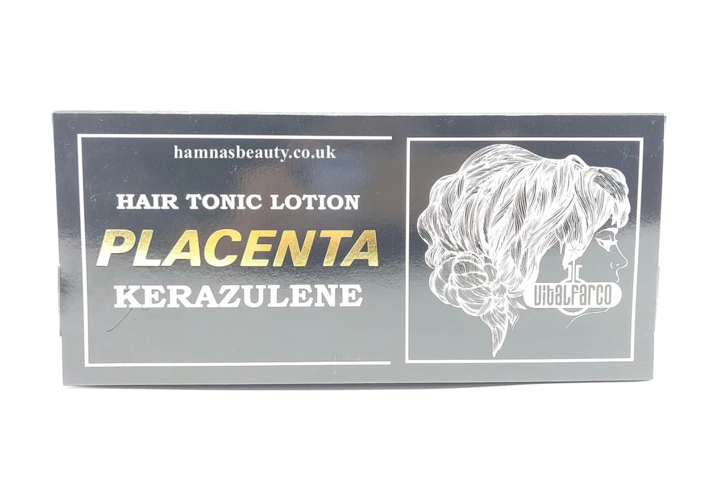 HAIR GROWTH / HAIR LOSS / PLACENTA HAIR TREATMENT 10 Pcs (Kerazulene / Black)