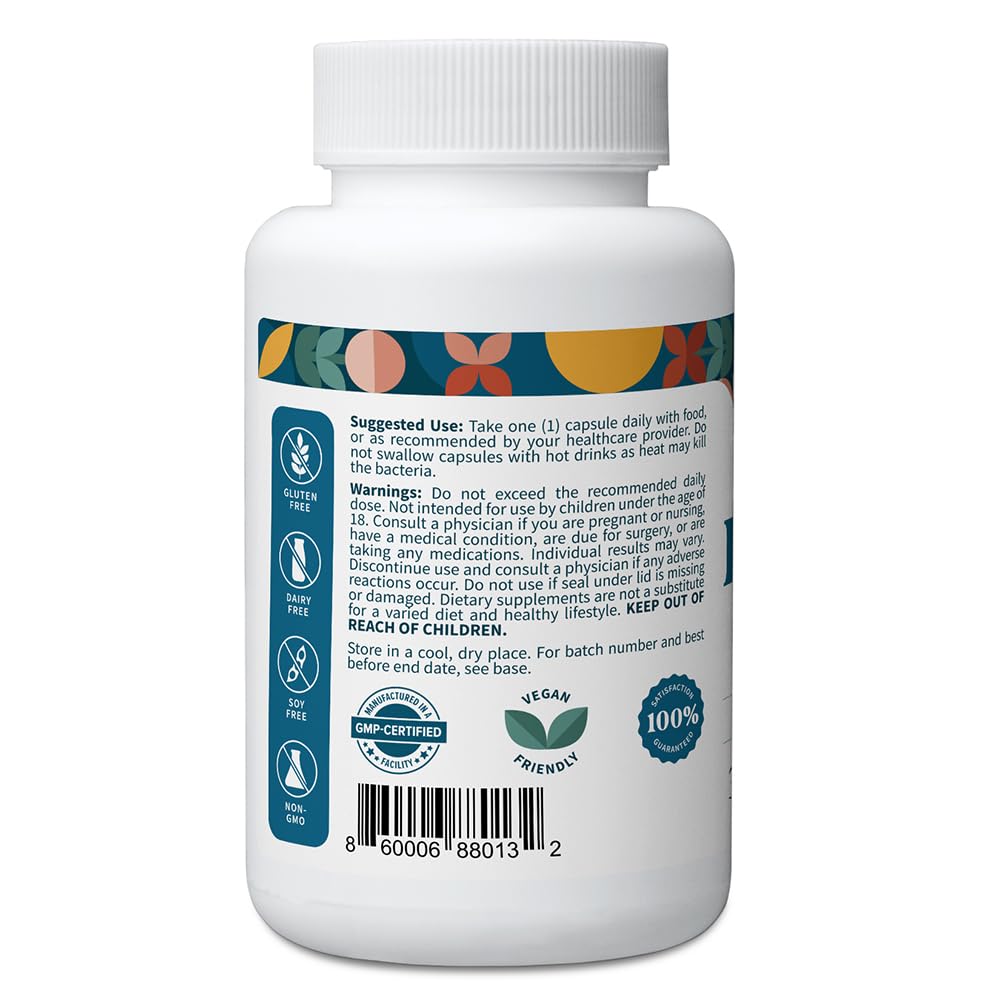 Pattern Wellness Probiotic Supplement – 30 Vegan Capsules
