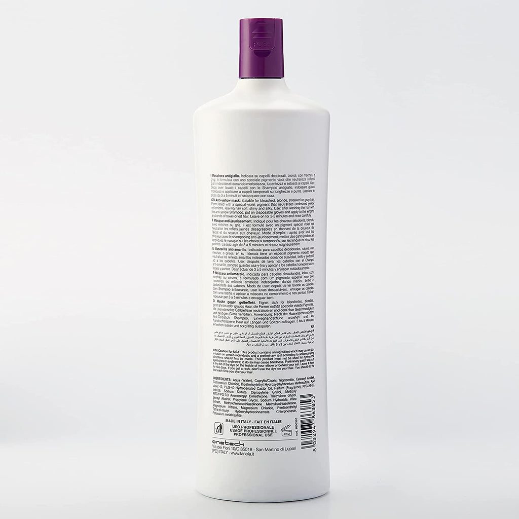 Fanola No Yellow Mask_1096385, 1000 milliliters