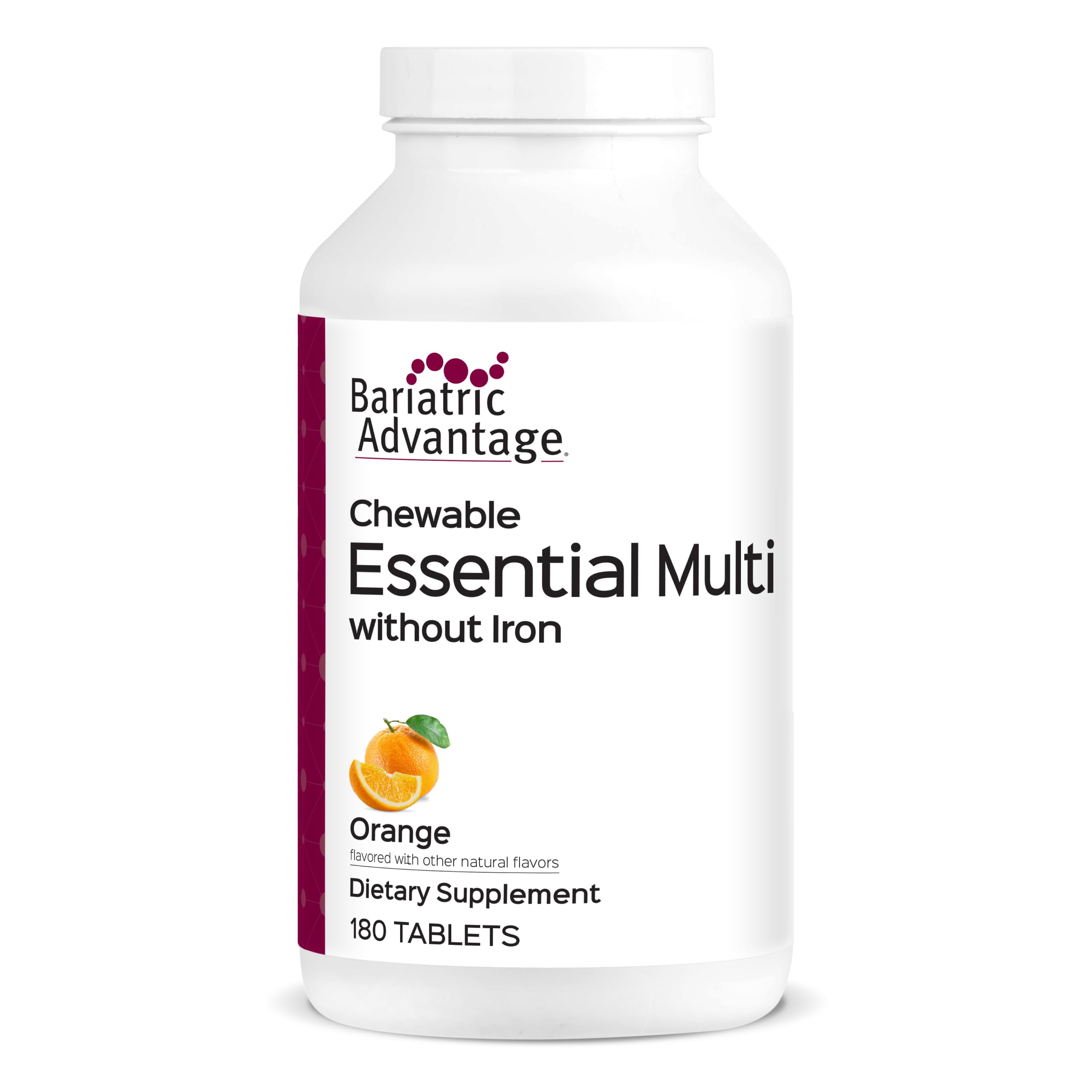 Bariatric Advantage Complete Chewable Multivitamin - 180 Count, Orange
