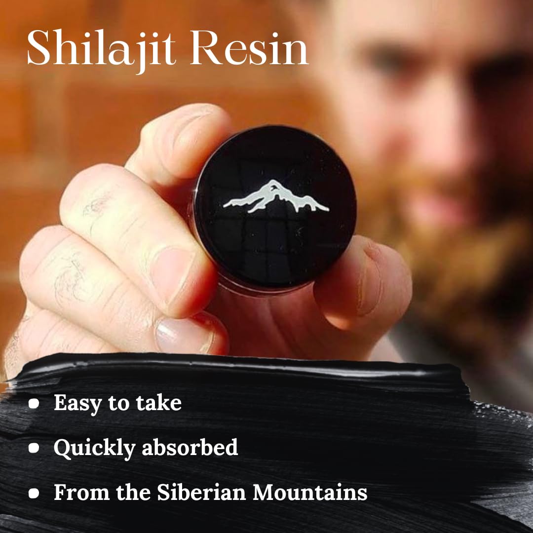 Pure Himalayan Shilajit | 100% Pure Natural Shilajit Grade A Max Potency 85+ Trace Minerals & Fulvic Acid | 3rd Party US Lab Tested | Resin | 30g