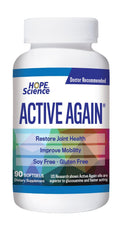 Active Again Hope Science Joint & Muscle 90 Softgels | for Joint Health and Mobility, Muscle, Back, Knee, Shoulder | Long Term Results | Made in USA