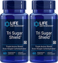 Life Extension Tri Sugar Shield, 60 Vegetarian Capsules (Pack of 2)