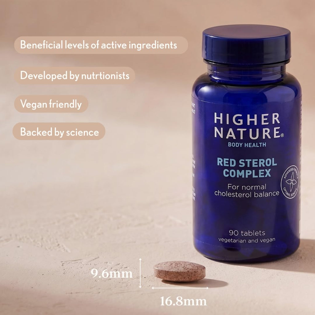 Higher Nature Red Sterol Complex Pack of 90