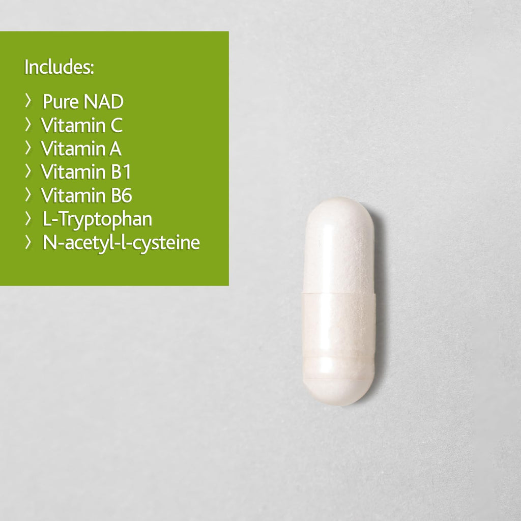 Eudeamon Anticraving Assist | High Strength NAD | Designed to Control and Eliminate Cravings | Anti Addiction | 60 Capsules | Suitable for Vegetarians