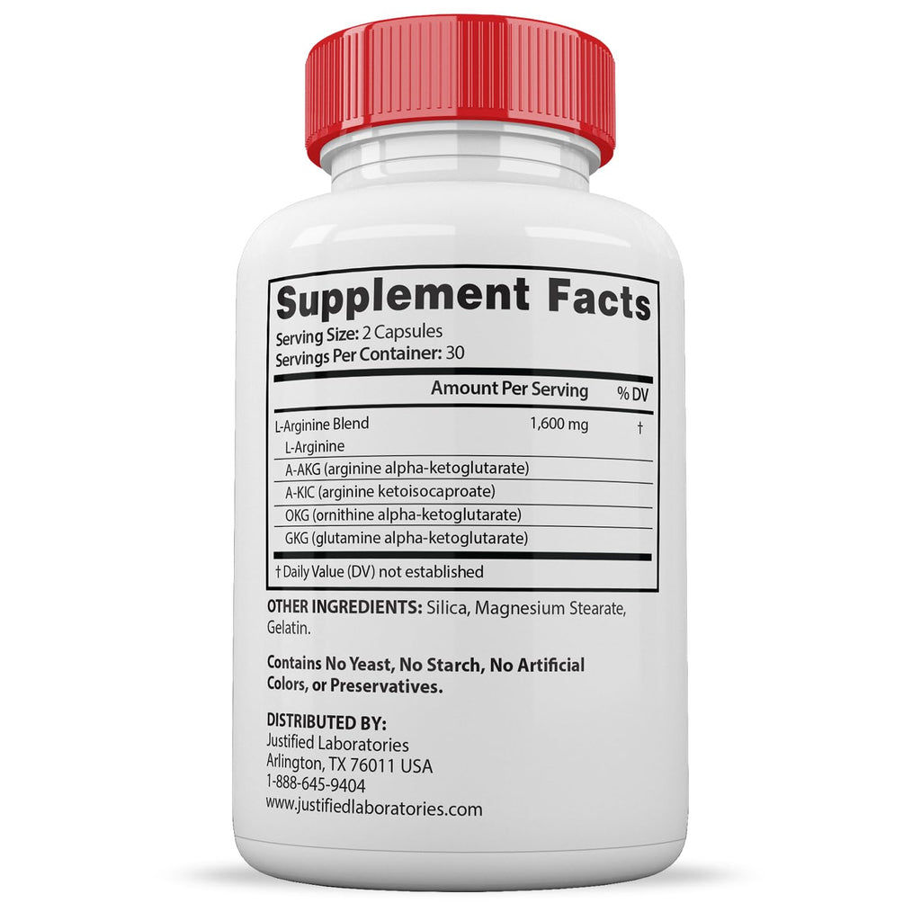 Vital Grow XL Extreme Pills 1600MG Premium Formula Proprietary Blend for Men's Health 60 Capsules
