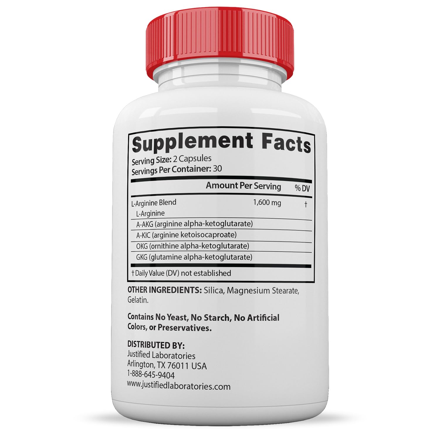 Vital Grow XL Extreme Pills 1600MG Premium Formula Proprietary Blend for Men's Health 60 Capsules