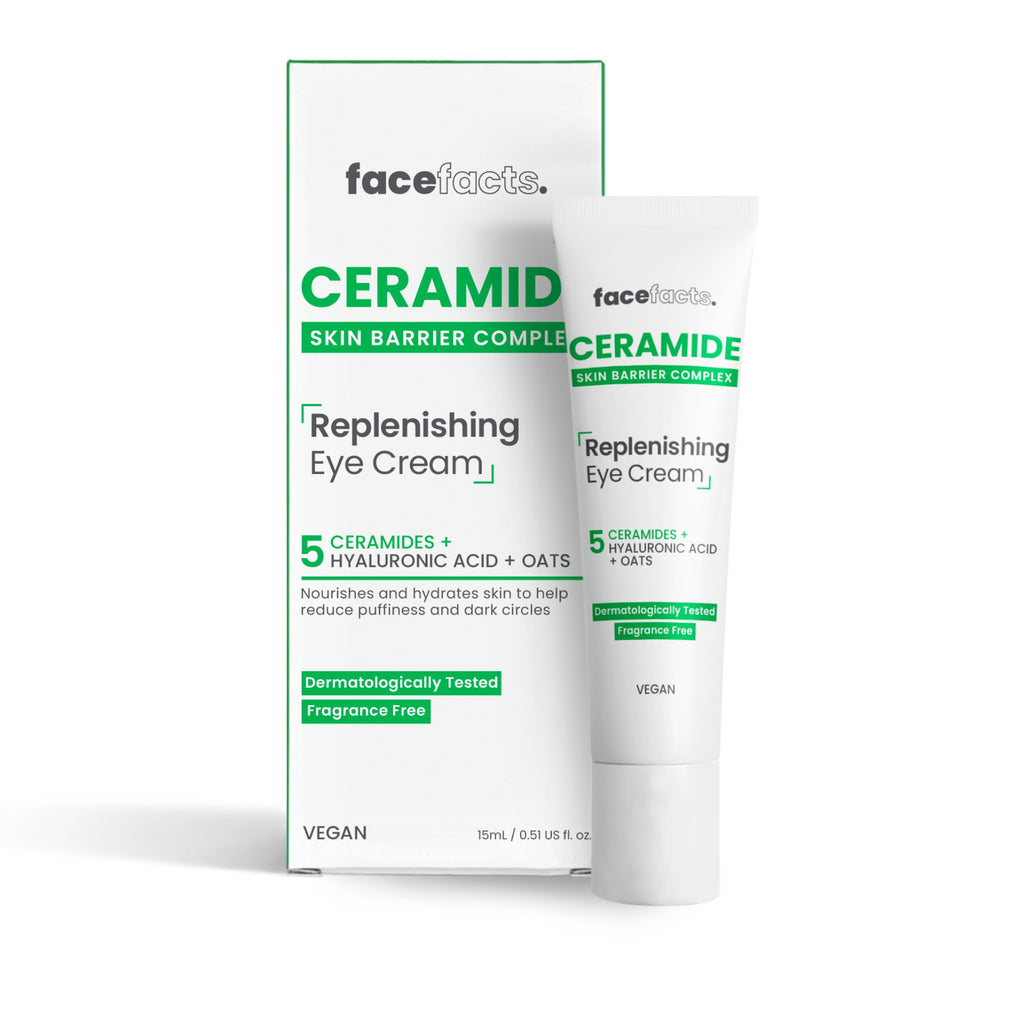 Crema occhi Ceramide | Ricostituente | Riduce gonfiore + occhiaie | 15 ml
