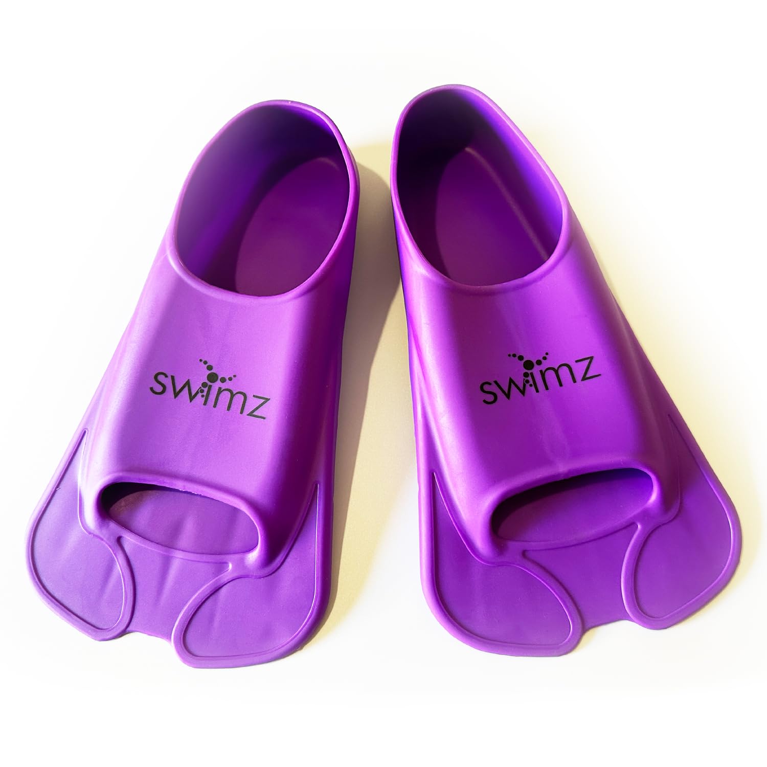 Swimz Missile Short Blade Swim Training Fins - Purple (M (UK 6.5 - 7.5) Euro 40/42)