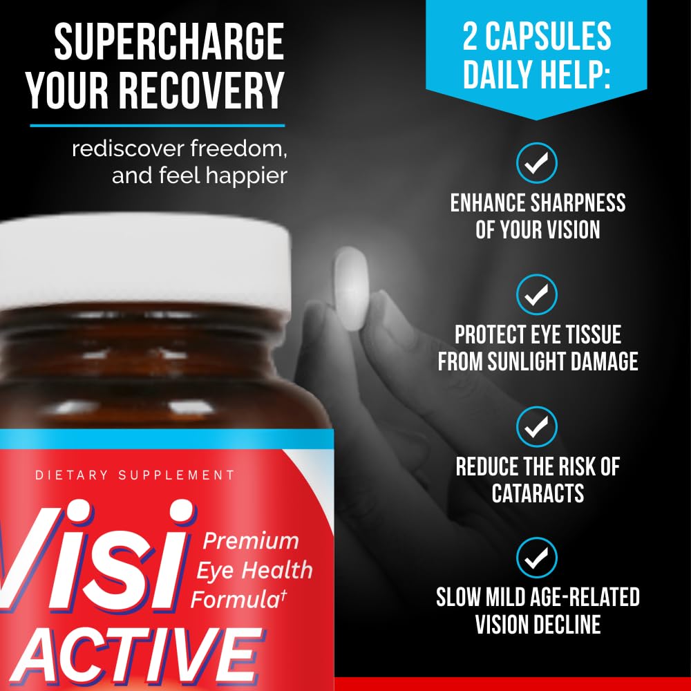 VisiActive Vision Support Supplement - 3 Pack