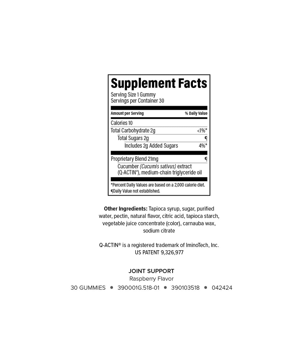 Isagenix Joint Support - Science-Backed, Natural Ingredients to Help with Joint Flexibility, Mobility, and Strength - Raspberry Flavor - 30 Gummies