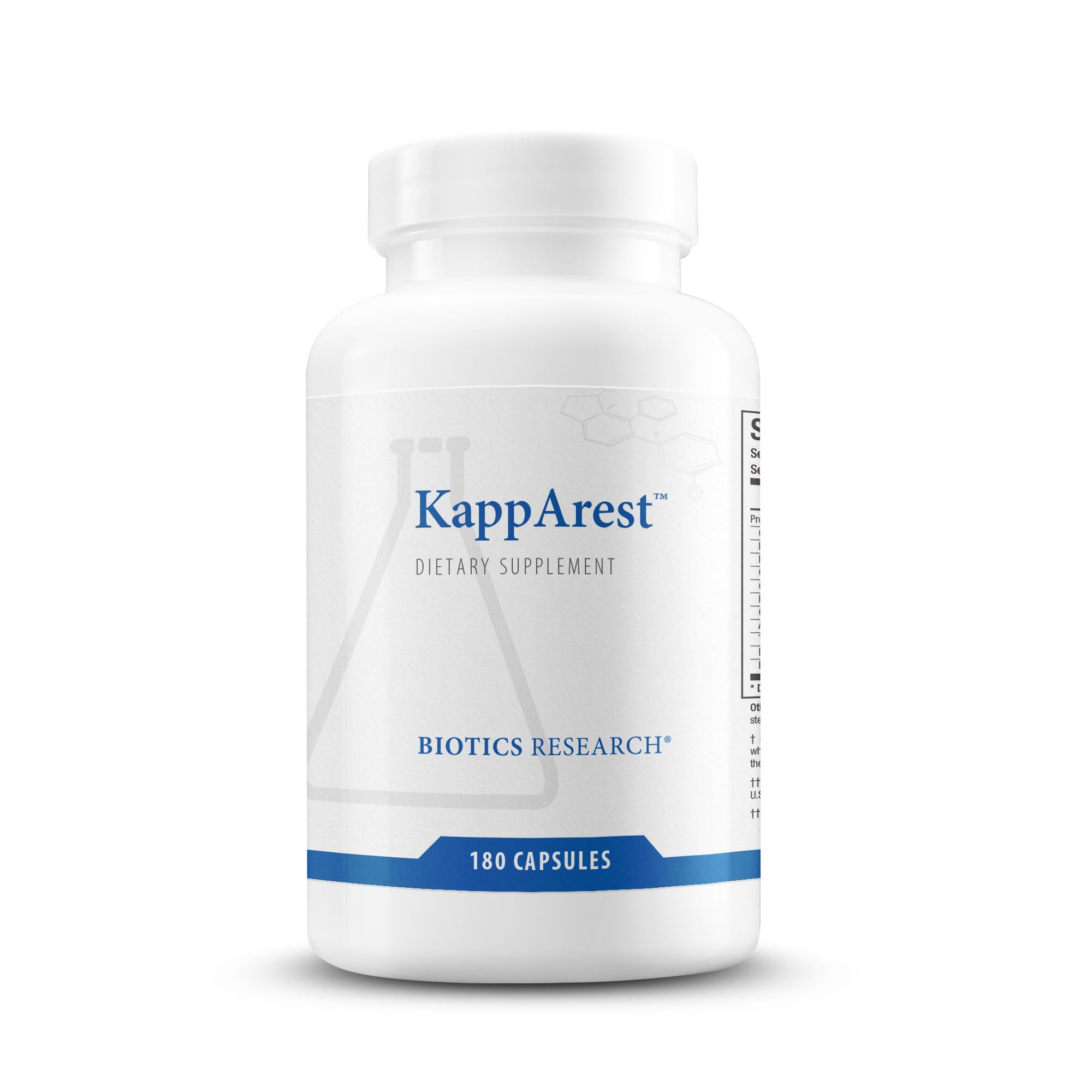 BIOTICS RESEARCH KappArest™ Turmeric Capsules Supplement - Curcuma Curcumin, Boswellia, Propolis, Ginger, 1150mg/Svg, Supporting Ease, Comfort & Non-Swelling, Antioxidant High Absorption 180 Capsules