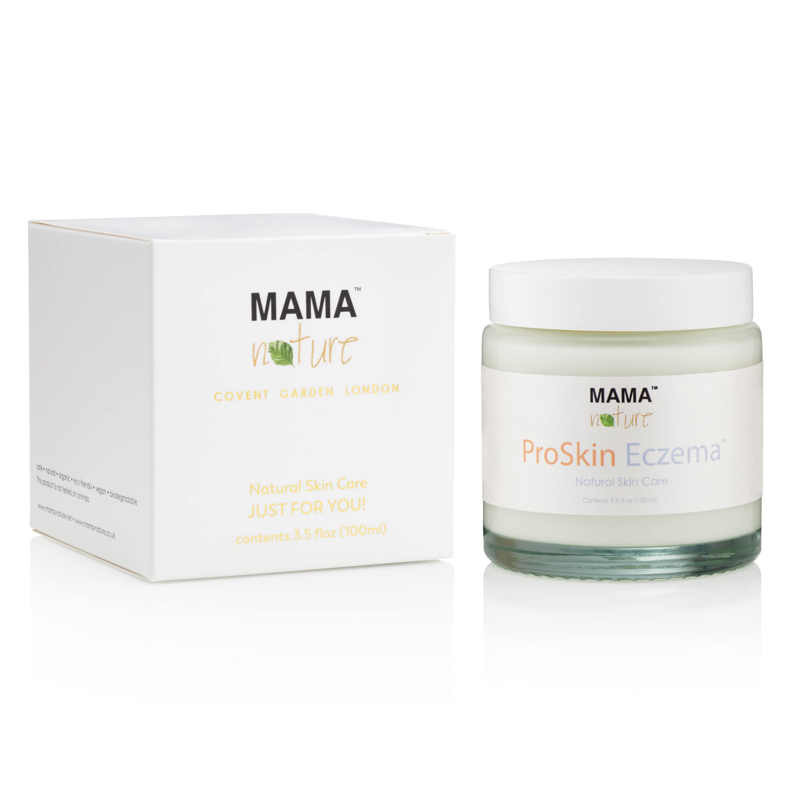 Eczema Relief Natural Skin Cream - Mama Nature ProSkin Lotion - Natural Treatment. For Dermatitis & Dry Skin. Face, Hands and Body - 3.5 fl oz/100 ml