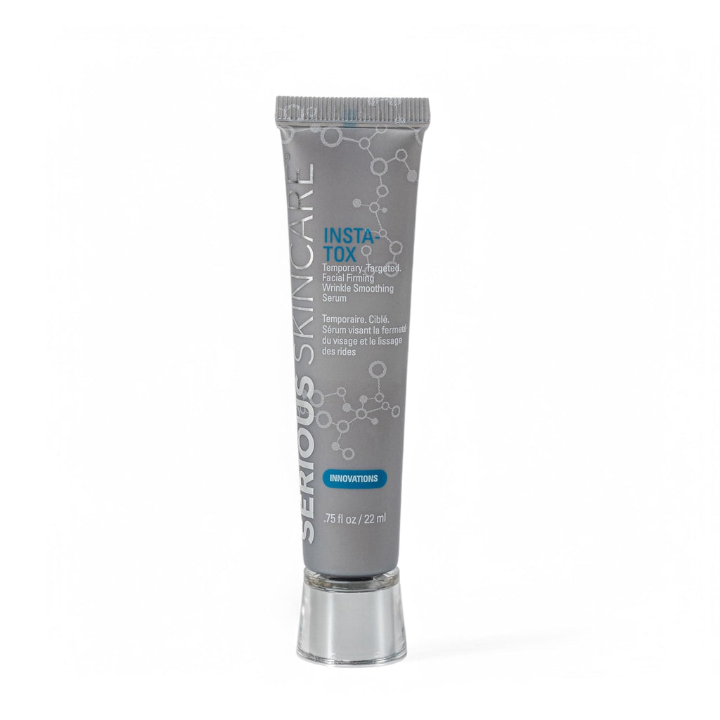 Serious Skincare INSTA-TOX Instant Wrinkle Filler for Face Serum, to Smooth + Blur Fine Lines, Deep Wrinkles, Lip Lines, Crow’s Feet & Pores, Temporary Face Tightener, for Smoother Skin .75 oz