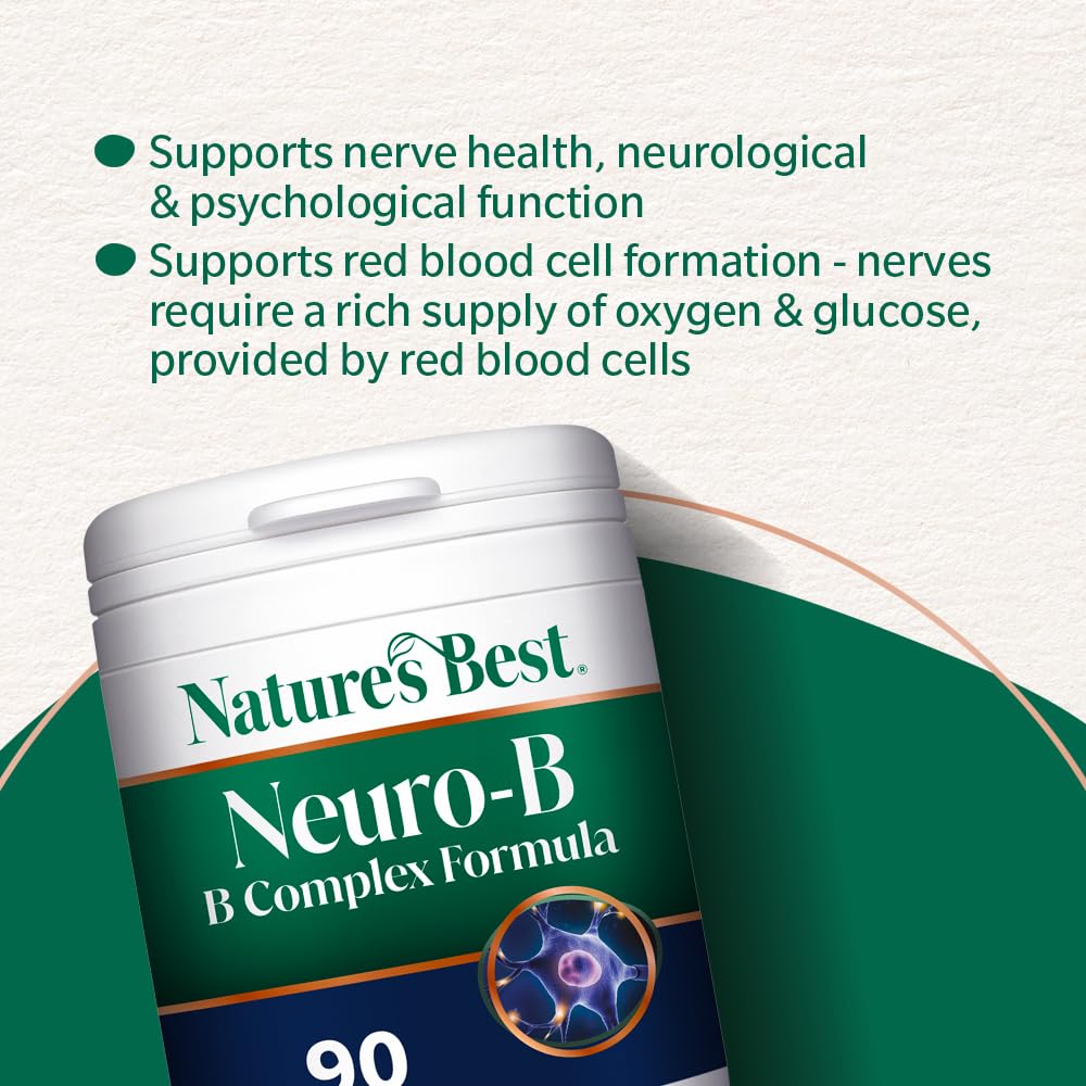 Nature's Best Neuro, B, Vitamin B Complex 1, a, Day, 90 Tablets