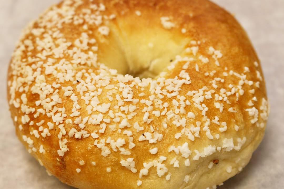 Fresh New York Classic Salted Bagel by RawJoy | Delicious Fresh Salted Bagels Pack of 12