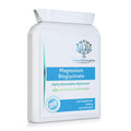 Magnesium Bisglycinate (Glycinate) 500mg - 90 Highly Bioavailable, Maximum Absorption Capsules for Better Sleep, Muscle and Nerve Support Vegan & UK Made